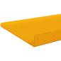 Preview: Wandregal mit Regal 2 pcs Senfgelb 40 x 18 x 2,5 cm