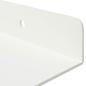 Preview: Wandregal mit Regal Wandmontiert 4 pcs Weiß 100 x 18 x 2,5 cm