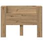 Preview: Kopfteil-Schrank mit LED Artisan-Eiche Holzwerkstoff