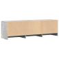 Preview: TV-Schränk mit LED Beton 140 x 34 x 40 cm Holzwerkstoff