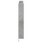 Preview: Kopfteil-Schrank mit LED Beton Holzwerkstoff