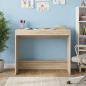 Preview: Bett-Schreibtisch Sonoma-Eiche 100 x 45 x 75 cm Holzwerkstoff
