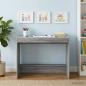 Preview: Bett-Schreibtisch Sonoma-Grau Holzwerkstoff 100 x 45 x 75 cm