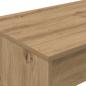 Preview: Bett-Schreibtisch Artisan-Eiche 100 x 45 x 75 cm Holzwerkstoff
