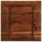 Preview: Tischplatte 80x80x2,5 cm Quadratisch Altholz Massiv