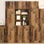 Preview: ARDEBO.de - Aufbewahrungsschrank Altholz 80 x 42,5 x 225 cm Holzwerkstoff