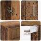 Preview: Aufbewahrungsschrank Altholz 80 x 42,5 x 225 cm Holzwerkstoff