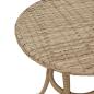 Preview: 3-tlg. Bistro-Set mit Kissen Beige Poly Rattan