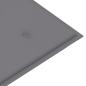 Preview: Gartenbank mit Auflage 120 cm Massivholz Akazie