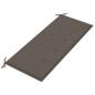 Preview: Gartenbank mit Auflage 120 cm Massivholz Akazie