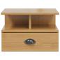 Preview: Nachttisch HILL Honigbraun 40 x 31 x 27 cm Massives Kiefernholz