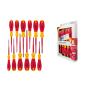 Preview: ARDEBO.de - Schraubendreher SoftFinish® slimFix Set VDE isoliert 12tlg