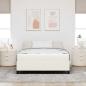 Preview: Bettrahmen mit Matratze Creme 160 x 200 cm Stoff