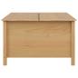 Preview: Couchtisch mit Schubladen HILL Honigbraun 79,5 x 79,5 x 49 cm