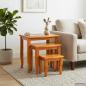 Preview: ARDEBO.de - Nestende Beistelltische 3 Stk. Natur 60 x 45 x 60,5 cm
