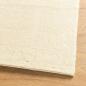 Preview: Mittlerer Flor weicher und waschbarer Teppich HUARTE Creme