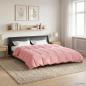 Preview: ARDEBO.de - Sommerdecke Gepolstert Rosa 200 x 220 cm Mikrofaser