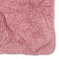 Preview: Sommerdecke Rosa 140 x 220 cm Mikrofaser und Teddy-Fleece