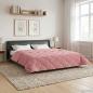 Preview: ARDEBO.de - Sommerdecke 240 x 260 cm Sommer Rosa Atmungsaktiv