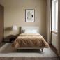 Preview: ARDEBO.de - Sommerdecke 155 x 200 cm Sommer Taupe Atmungsaktiv