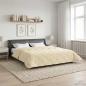 Preview: ARDEBO.de - Sommerdecke 220 x 240 cm Sommer Creme Atmungsaktiv