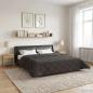 Preview: ARDEBO.de - Winterbettdecke 200 x 240 cm Winter Anthrazit Atmungsaktiv