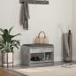 Preview: ARDEBO.de - Flurbank Betongrau 63 x 38 x 45 cm