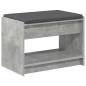 Preview: Flurbank Betongrau 63 x 38 x 45 cm