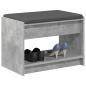 Preview: Flurbank Betongrau 63 x 38 x 45 cm