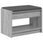 Preview: Flurbank Sonoma-Grau 63 x 38 x 45 cm