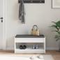 Preview: Flurbank Weiß 83 x 38 x 45 cm