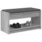 Preview: Flurbank Sonoma-Grau 83 x 38 x 45 cm