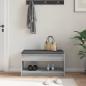 Preview: Flurbank Sonoma-Grau 83 x 38 x 45 cm
