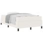 Preview: Bettrahmen mit Matratze Creme 120 x 190 cm Stoff