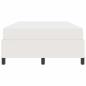 Preview: Bettrahmen mit Matratze Creme 120 x 190 cm Stoff