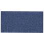 Preview: Wandkopfteilen 12 Stk. 30 x 15 cm Blau Stoff