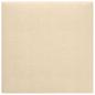 Preview: Wandkopfteilen 12 Stk. 30 x 30 cm Creme Stoff