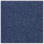 Preview: Wandkopfteilen 12 Stk. 30 x 30 cm Blau Stoff