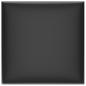 Preview: Wandkopfteilen 12 Stk. 30 x 30 cm Schwarz Stoff