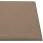 Preview: Wandkopfteilen 12 Stk. 30 x 30 cm Cappuccino Stoff