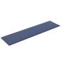 Preview: Wandkopfteilen 12 Stk. 60 x 15 cm Blau Stoff