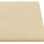 Preview: Wandkopfteilen 12 Stk. 60 x 30 cm Creme Stoff