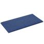 Preview: Wandkopfteilen 12 Stk. 60 x 30 cm Blau Stoff