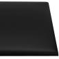 Preview: Wandkopfteilen 12 Stk. 60 x 30 cm Schwarz Stoff