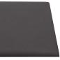 Preview: Wandkopfteilen 12 Stk. 60 x 30 cm Grau Stoff