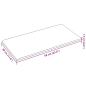 Preview: Wandkopfteilen 12 Stk. 60 x 30 cm Grau Stoff
