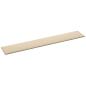 Preview: Wandkopfteilen 12 Stk. 90 x 15 cm Creme Stoff