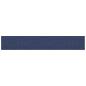 Preview: Wandkopfteilen 12 Stk. 90 x 15 cm Blau Stoff