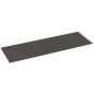 Preview: Wandkopfteilen 12 Stk. 90 x 30 cm Dunkelgrau Stoff