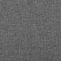Preview: Wandkopfteilen 12 Stk. 60 x 15 cm Hellgrau Stoff